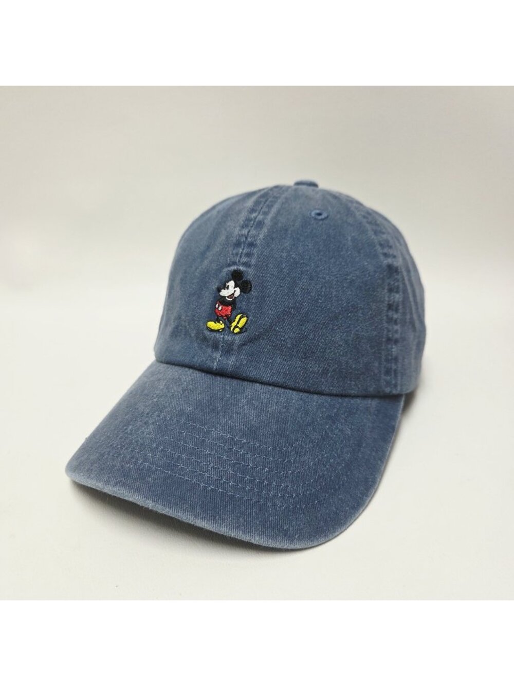 Disney Parks Mickey Mouse Blue Dad Baseball Hat Cap Adjustable Adult One Size
